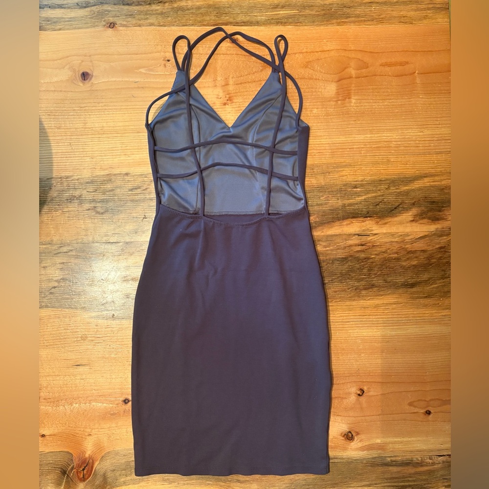Strappy Open Back Mini Dress, S.